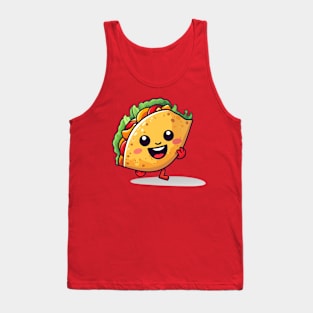 kawaii Taco  T-Shirt cute potatofood funny Tank Top